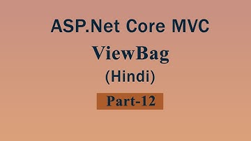 ViewBag in ASP NET Core MVC