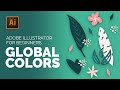 Design like a pro how to use global colors in illustrator