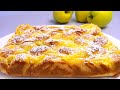 ЯБЛОЧНЫЙ ПИРОГ с Заварным Кремом! Вкуснее Шарлотки!