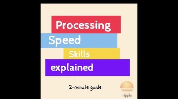 processing speed skills explained