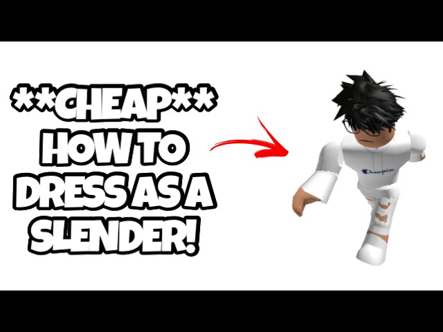 NEW** HOW TO DRESS LIKE THE ULTIMATE SLENDER!! (ROBLOX)