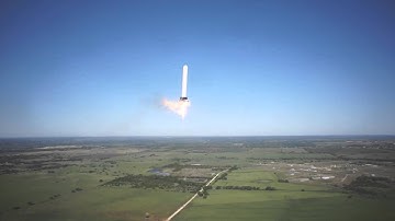 SpaceX Grasshopper - 10 Story Rocket Makes A 820 ft Leap, Hover & Landing (Epic Score)