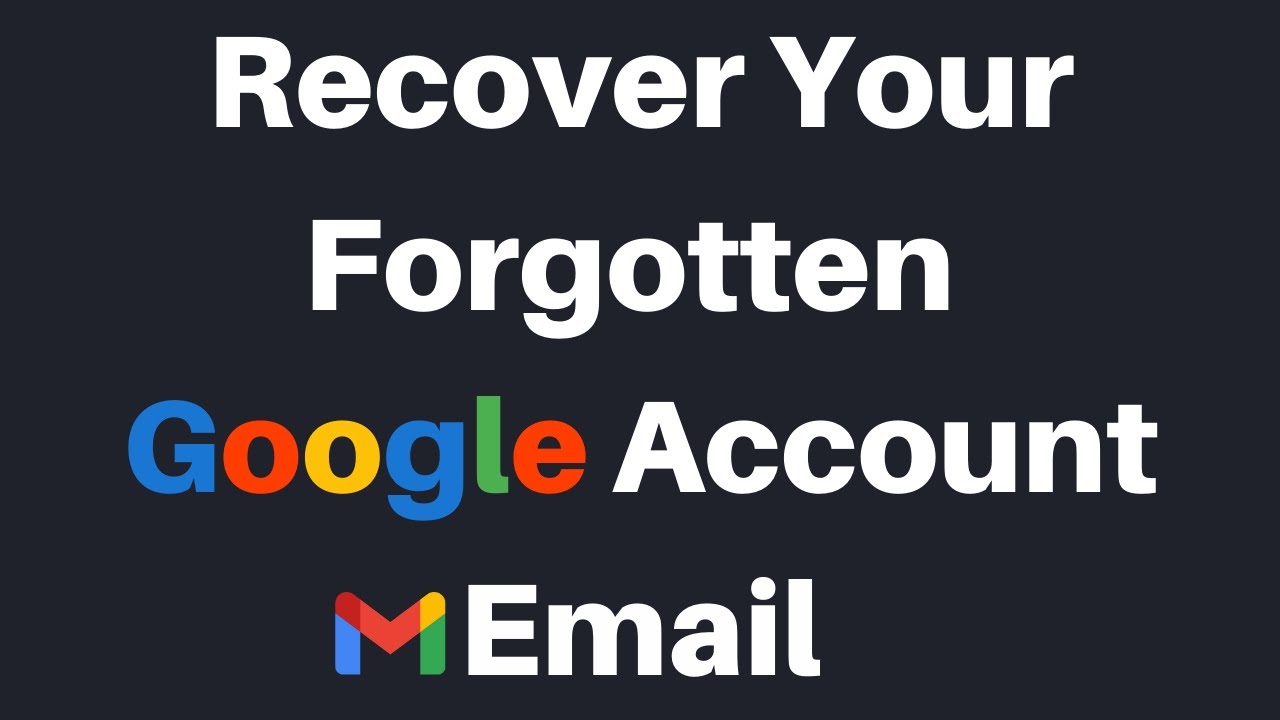 Recover an Existing Account