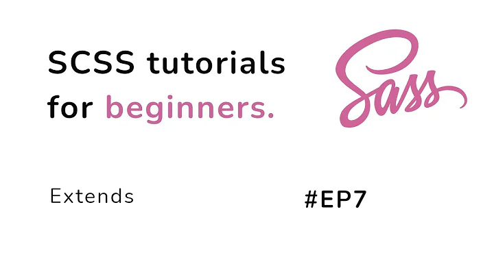 SCSS tutorial for beginners #EP7 (Extends in SCSS !!)