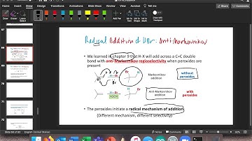 Radical Addition of HBr: Anti-Markovnikov Addition
