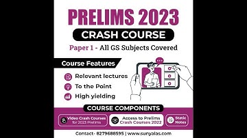 Prelims Crash Course 2023 | SUNYA IAS |