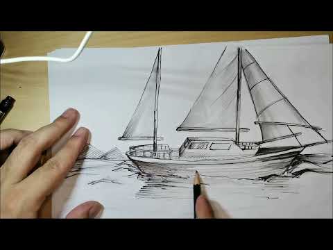 Video: Come Disegnare Una Barca A Vela