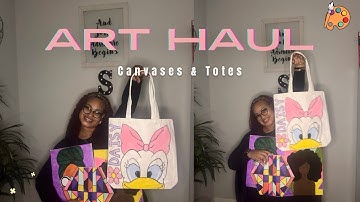 ART HAUL | Custom paintings & tote bags..
