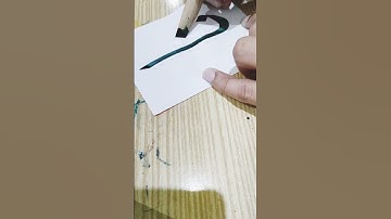 How to write the connection of letters in Arabic calligraphy #calligrphylearning #arabiccalligraphy.