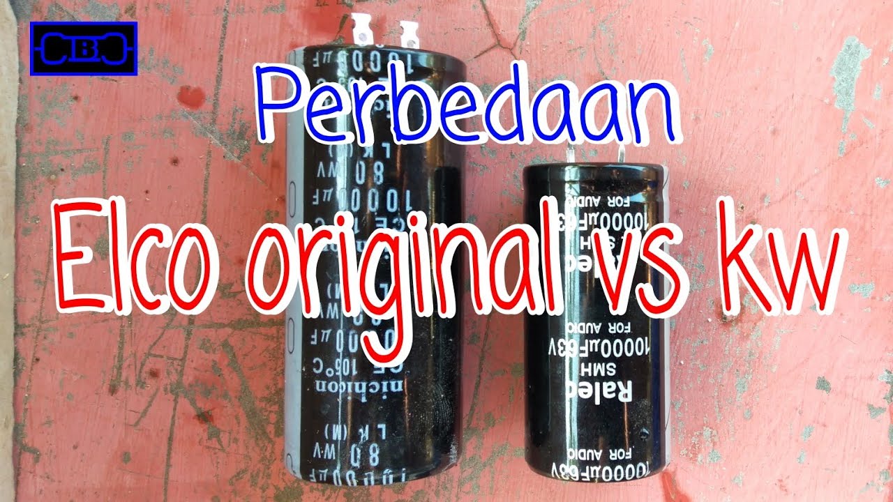  Perbedaan  elco original  dan  kw  YouTube