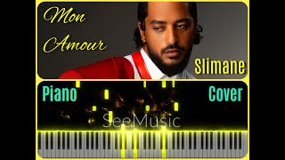 🇫🇷 Slimane - Mon Amour Eurovision 2024 - Superbe couverture de piano!