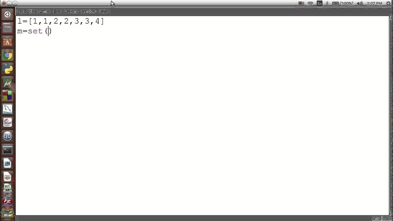 HOW TO GET DISTINCT ELEMENTS OF A LIST IN PYTHON. - YouTube