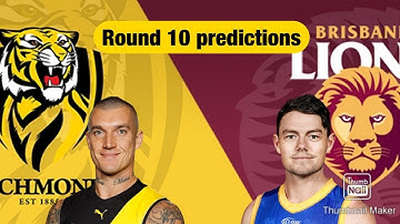 AFL round 10 predictions