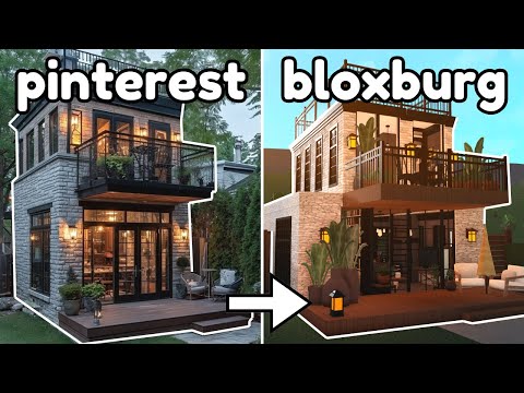 BUILDING A PINTEREST HOUSE IN BLOXBURG