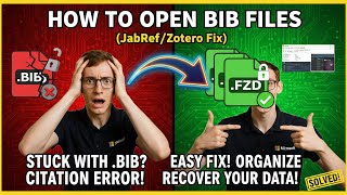 How to Open BIB Files (JabRef or Zotero) screenshot 1