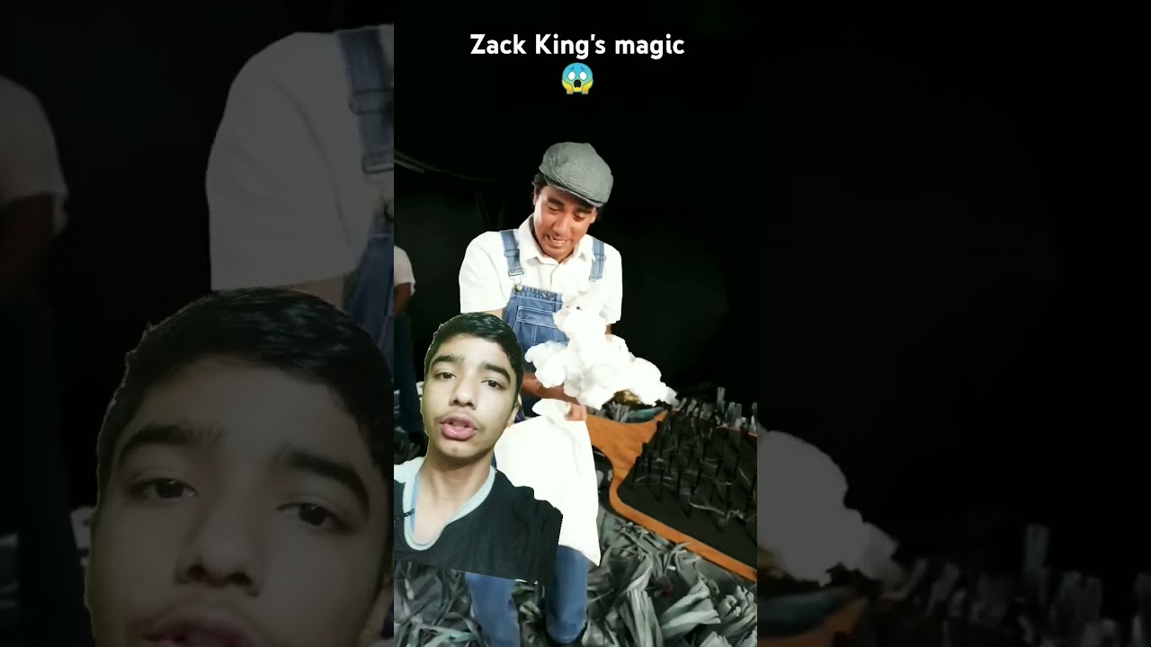 Zack king vaccum magic 😱😱 