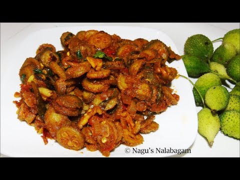 Pavakkai Fry in tamil/Pavakkai Poriyal Recipe in tamil/Bitter gourd Fry in Tamil/Kakrol Fry Recipe