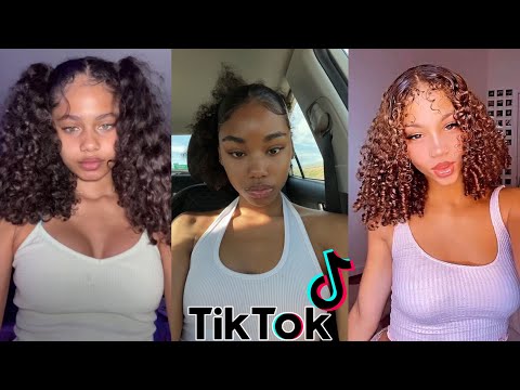 Beautiful ✨Girls Curly Hairstyle (3A-4A)✨Compilation Tiktok