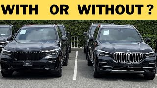 M SPORT PACKAGE with or without? Which 2022 BMW X5 looks better?