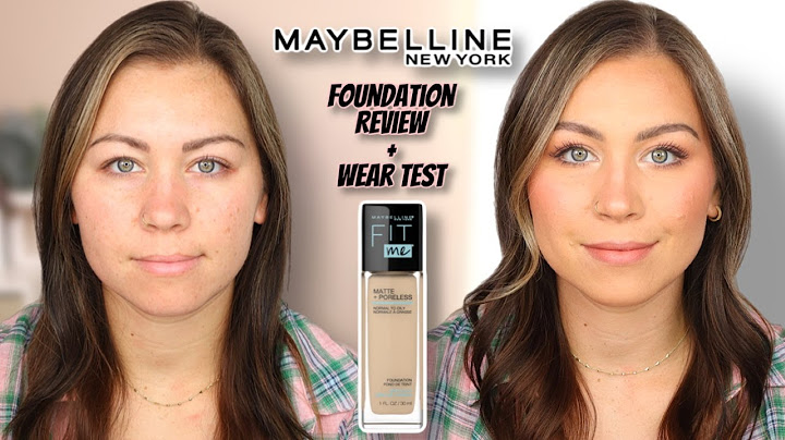 Maybelline fit me foundation 222 review năm 2024