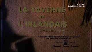 La taberna del irlandés (1963) (Créditos franceses originales de época)