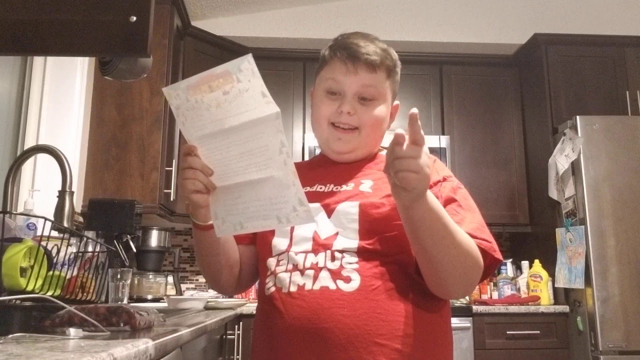 Another letter from santa claus!!! - YouTube