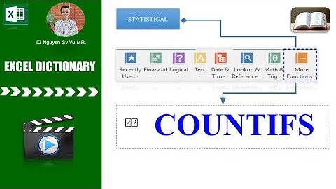 Hàm COUNTIFS - Cách sử dụng