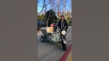 Self unloading! Electric tricycle #One machine for multiple uses, saving time, effort and manpower