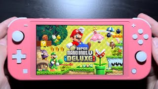 New Super Mario Bros. U Deluxe en Nintendo Switch LITE Gameplay