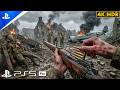 (PS5) Battle of Normandy D-Day 1944 | Realistic Immersive Graphics Gameplay [4K 60FPS] Call of Duty