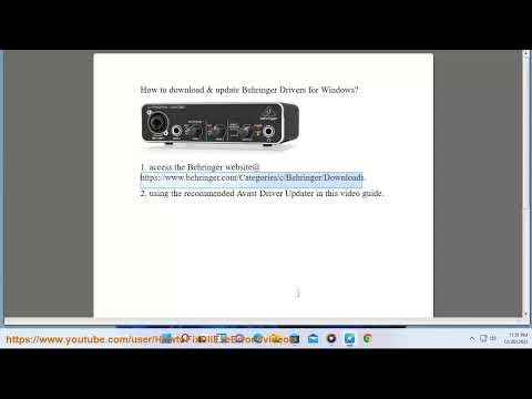 Download & update Behringer Drivers for Windows 11/10/8/7 2023 Mới