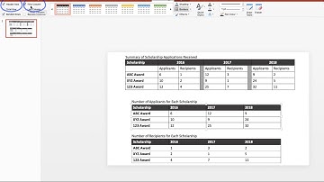How to Create an Accessible Table in Microsoft PowerPoint