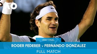 Roger Federer v Fernando Gonzalez Full Match | Australian Open 2007 Final