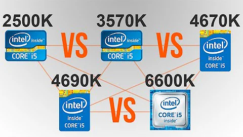 Intel i5-2500K vs i5-3570K vs i5-4670K vs i5-4690K vs i5-6600K