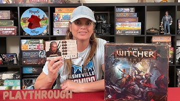 The Witcher Adventure Game Board Game Playthrough