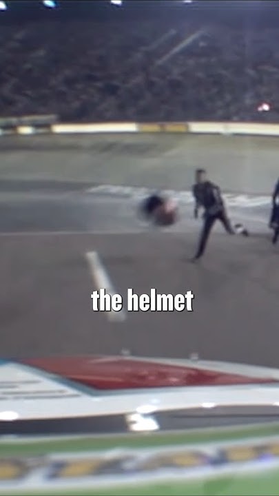 Helmet + NASCAR = YIKES 😱