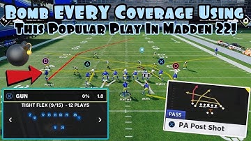 Bomb EVERY Coverage Using This Popular Play In Madden 22! | Tight Flex Mini Scheme Part 1 |