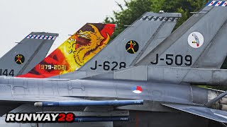 The Leeuwarden F-16 Fighting Falcon Fly Out; This is the Last Time They Depart