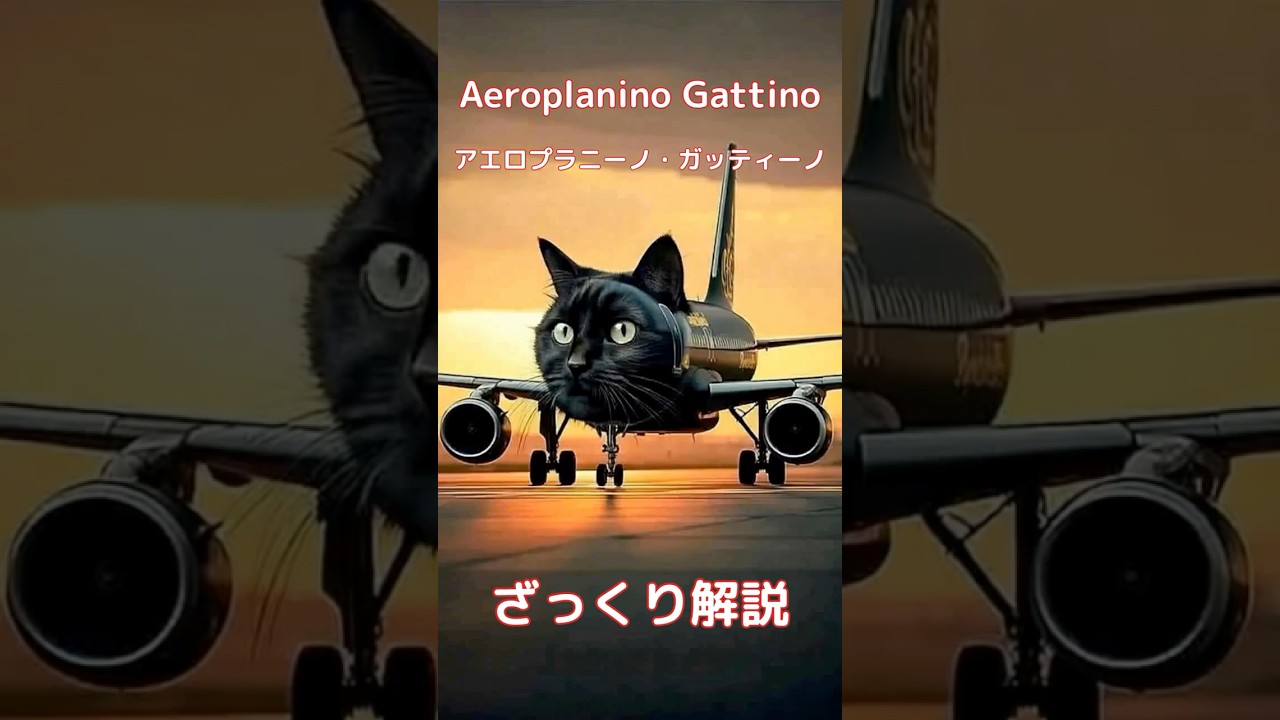 【#italianbrainrot 】Aeroplanino Gattino アエロプラニーノ・ガッティーノ【ざっくり解説】