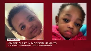 Amber Alert Issued For Infant, Toddler In Madison Heights Amber Alert Issued For Infant, Toddler In Madison Heights