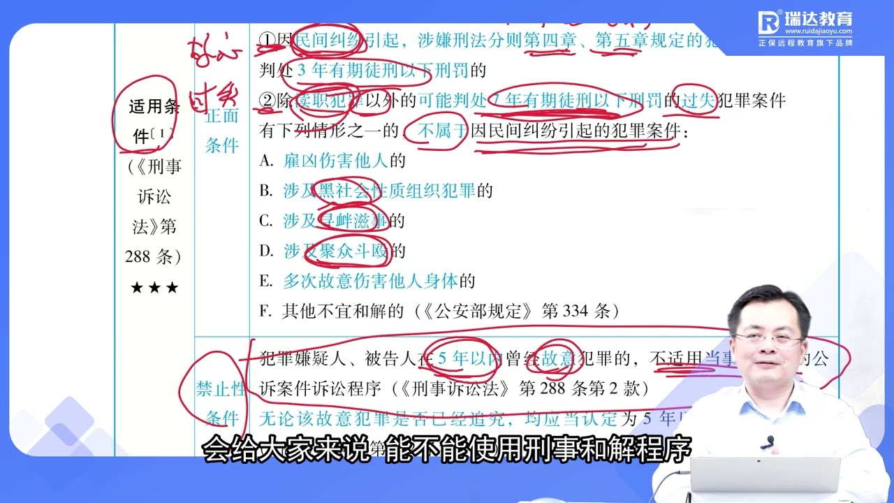 52 杨雄讲刑诉法之主观精讲第五十二讲