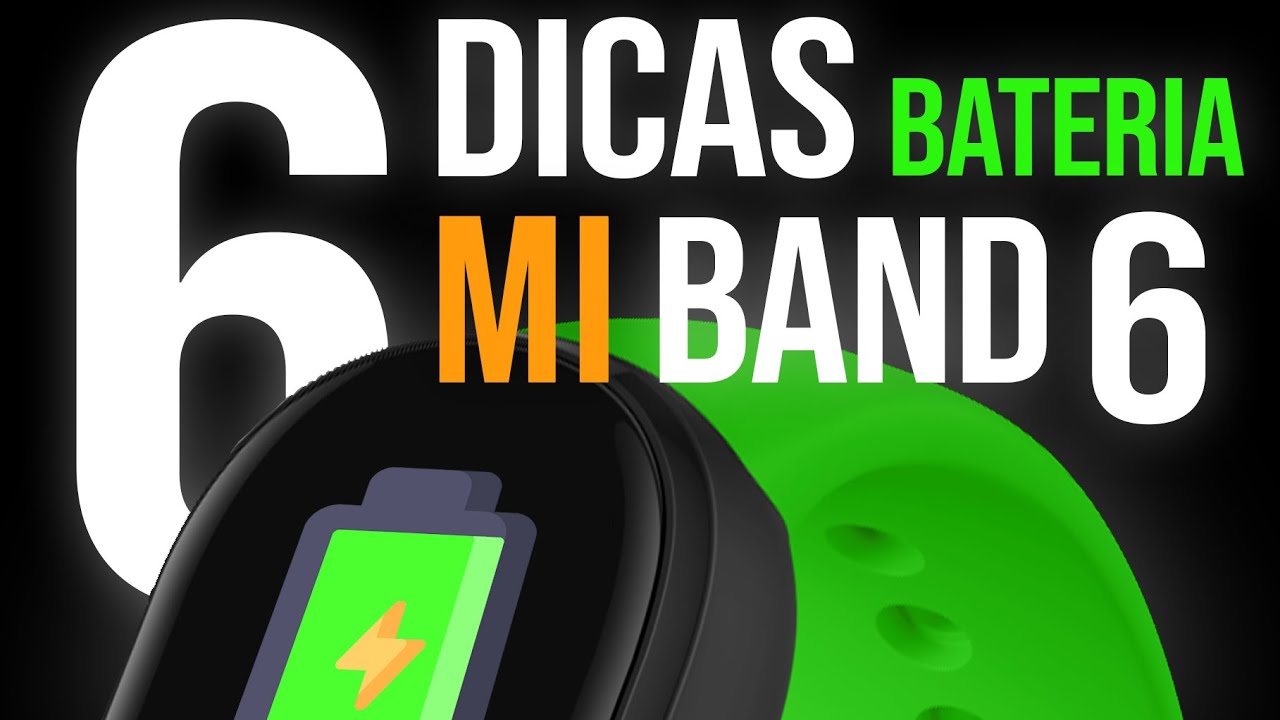 mi band 6 bateria