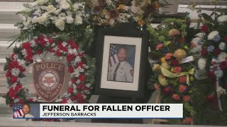 Funeral for Detective Valentine held today