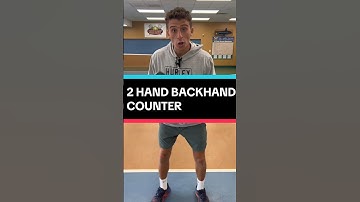 How to COUNTER with 2 hands #pickleball #pickleballtips #shorts