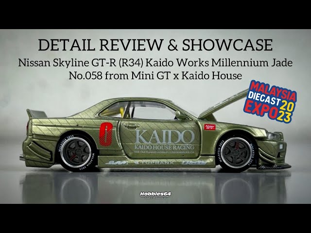 REVIEW] MINI GT KAIDO HOUSE #058 Nissan Skyline GT-R (R34) Kaido