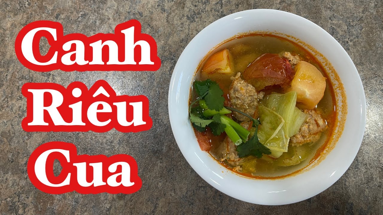 Cách Nấu Canh Riêu Cua, Đơn Giản, Thơm Ngon @ Vivian Nguyen TV # 348 ...