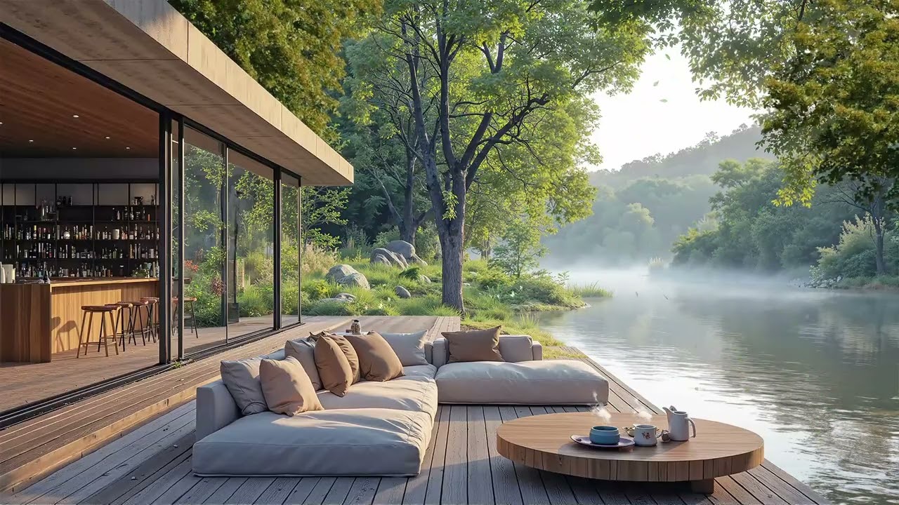 Smooth Lake Jazz Vibes 🌊 Relaxing Jazz Music for Peaceful Mornings, Focus & Evening Chill