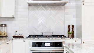 BEST 100 White Kitchen Cabinets Backsplash Ideas | Kitchen Decorating Ideas Design Trends 2023