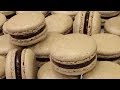 チョコマカロンの作り方。マチの洋菓子工房！#34 Chocolate Macarons Recipe