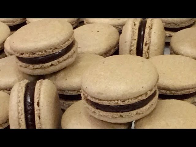 チョコマカロンの作り方。マチの洋菓子工房！#34 Chocolate Macarons